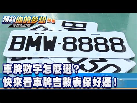 車牌號碼 吉凶